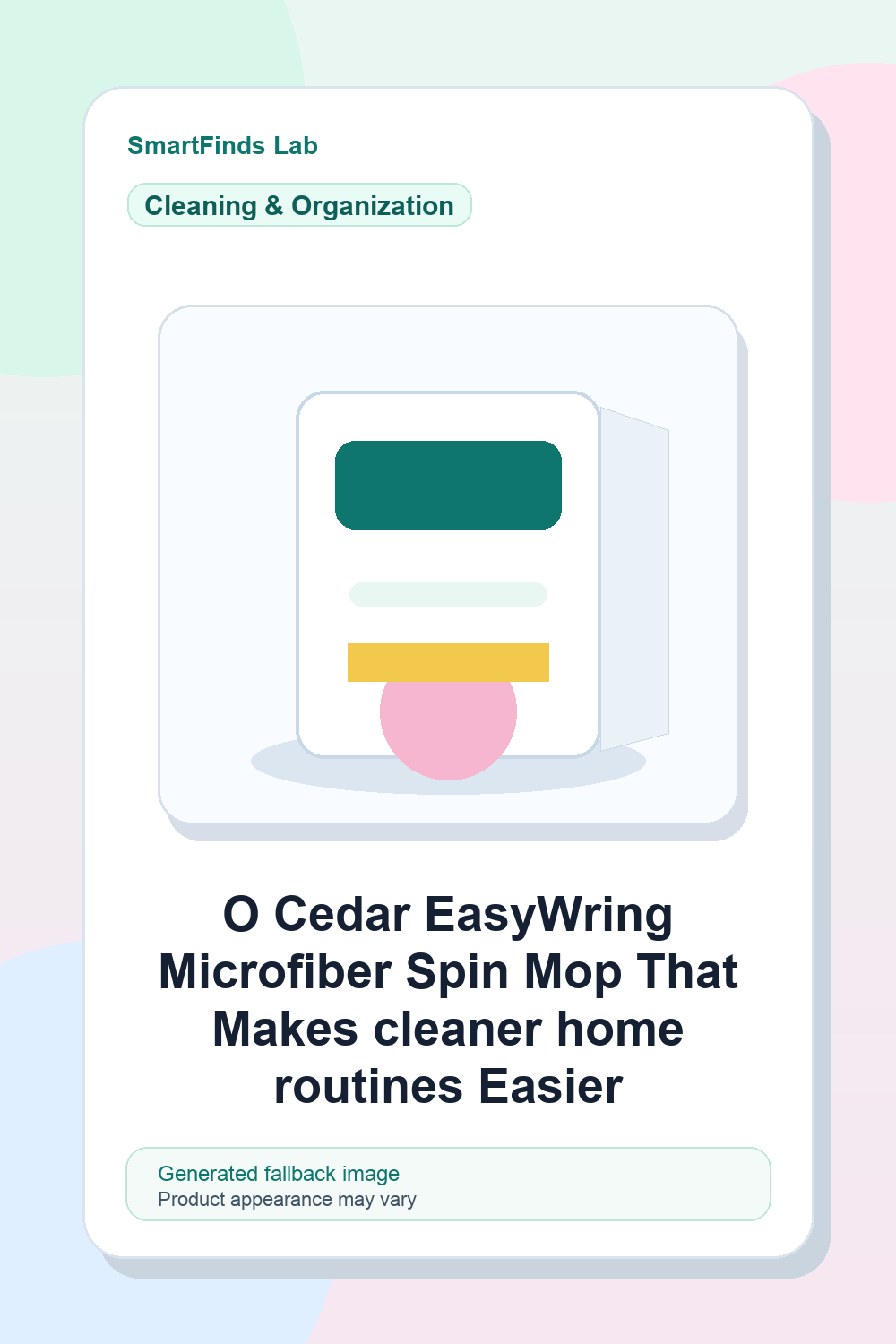 O-Cedar EasyWring Microfiber Spin Mop