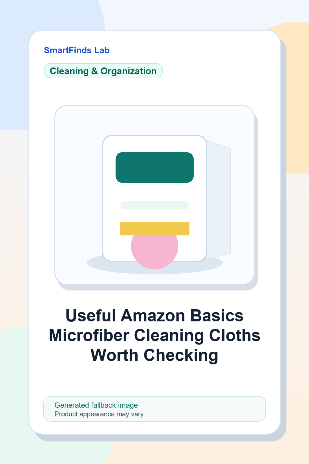 Amazon Basics Microfiber Cleaning Cloths